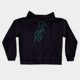 Neon fish Kids Hoodie